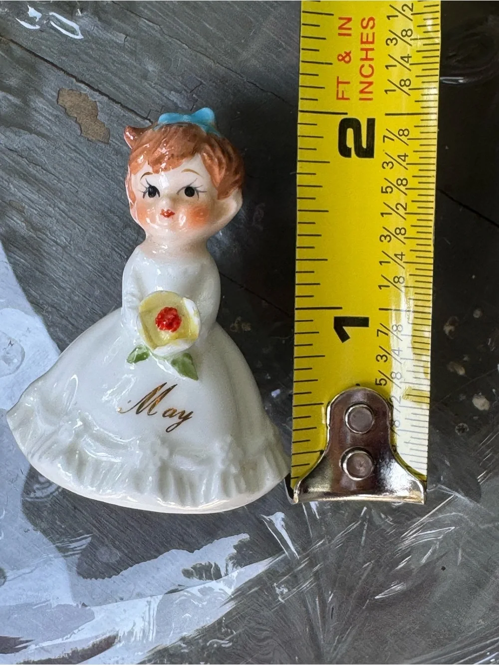 Vintage 1950’s Napco May Birthday Girl of the Month Miniature Porcelain Figurine